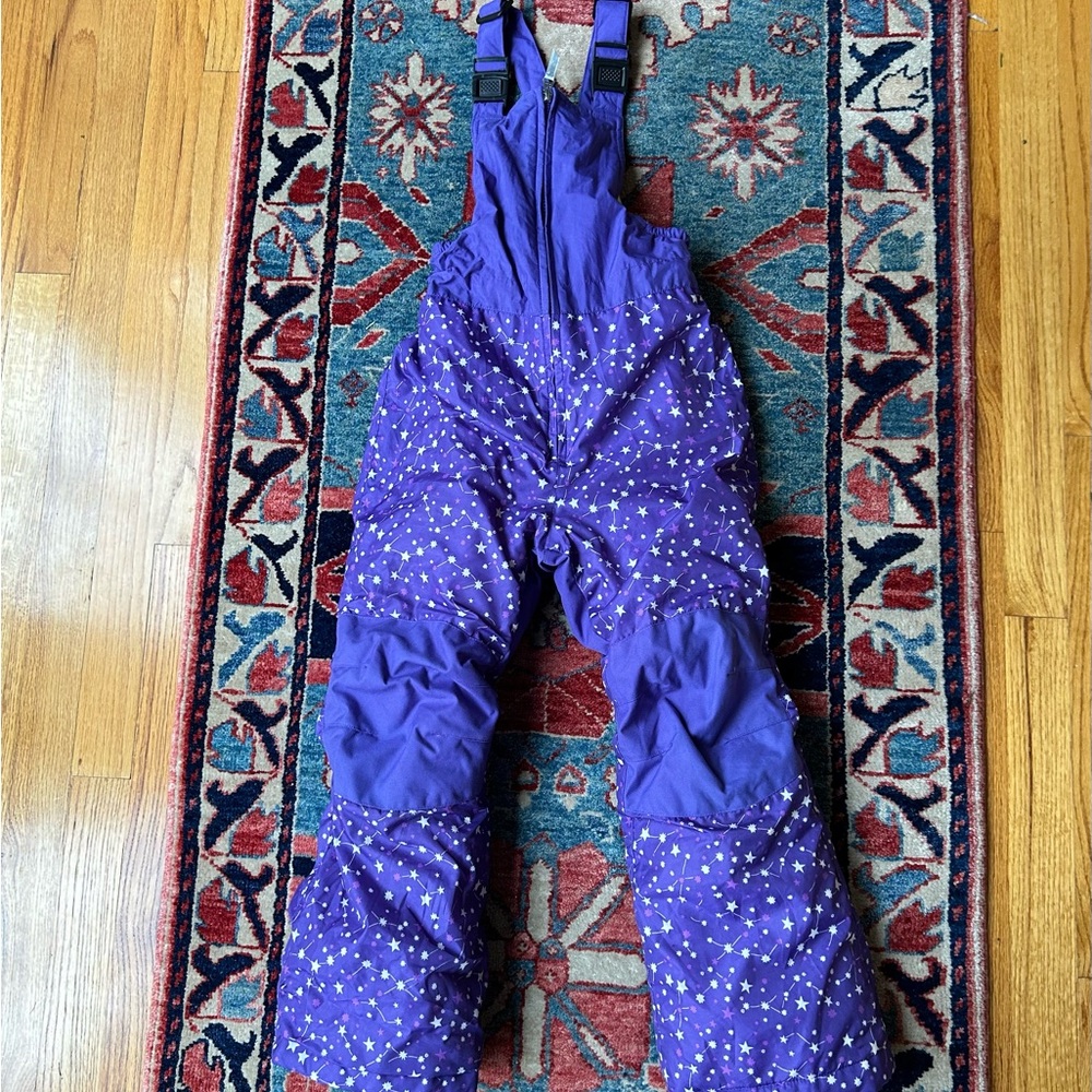 Bib ski pants with stars